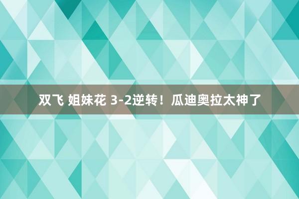 双飞 姐妹花 3-2逆转！瓜迪奥拉太神了