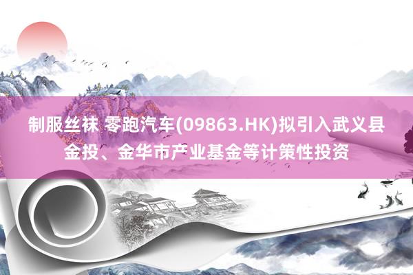 制服丝袜 零跑汽车(09863.HK)拟引入武义县金投、金华市产业基金等计策性投资