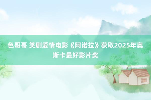 色哥哥 笑剧爱情电影《阿诺拉》获取2025年奥斯卡最好影片奖